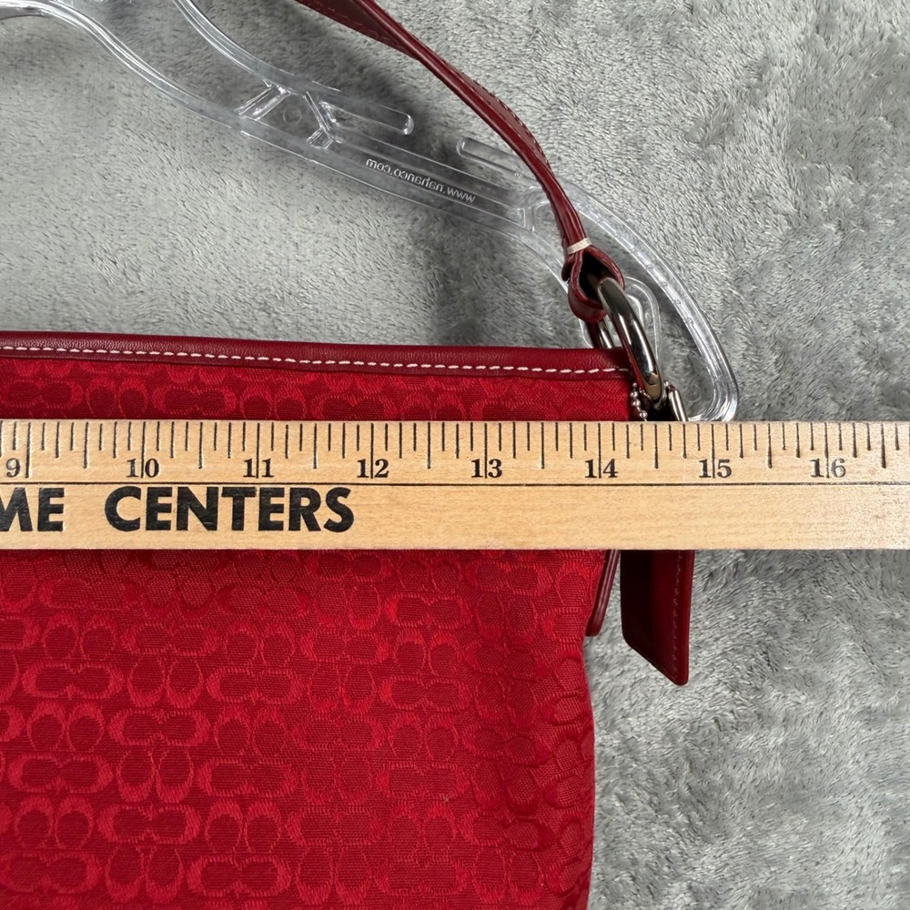 Coach Red Shoulder Bag - Picture 10 of 12